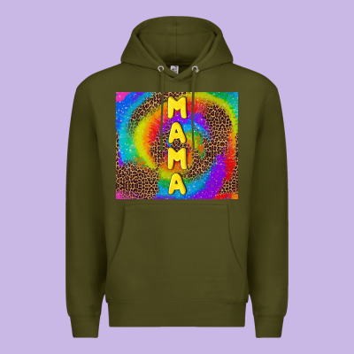 Mama Tie Dye Premium Hoodie Designed By Tumblerdesignbyshophia