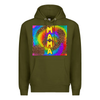 Army Green mama tie dye Premium Hoodie - TumblerDesignByShophia