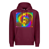 Burgundy mama tie dye Premium Hoodie - TumblerDesignByShophia