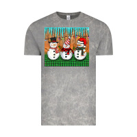 Cloud Rock christmas snovman Vintage Tee - BarkalooDesign