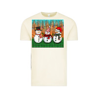 Vintage Arctic christmas snovman Vintage Tee - BarkalooDesign