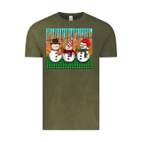 Christmas Snovman Vintage Tee | Teevron