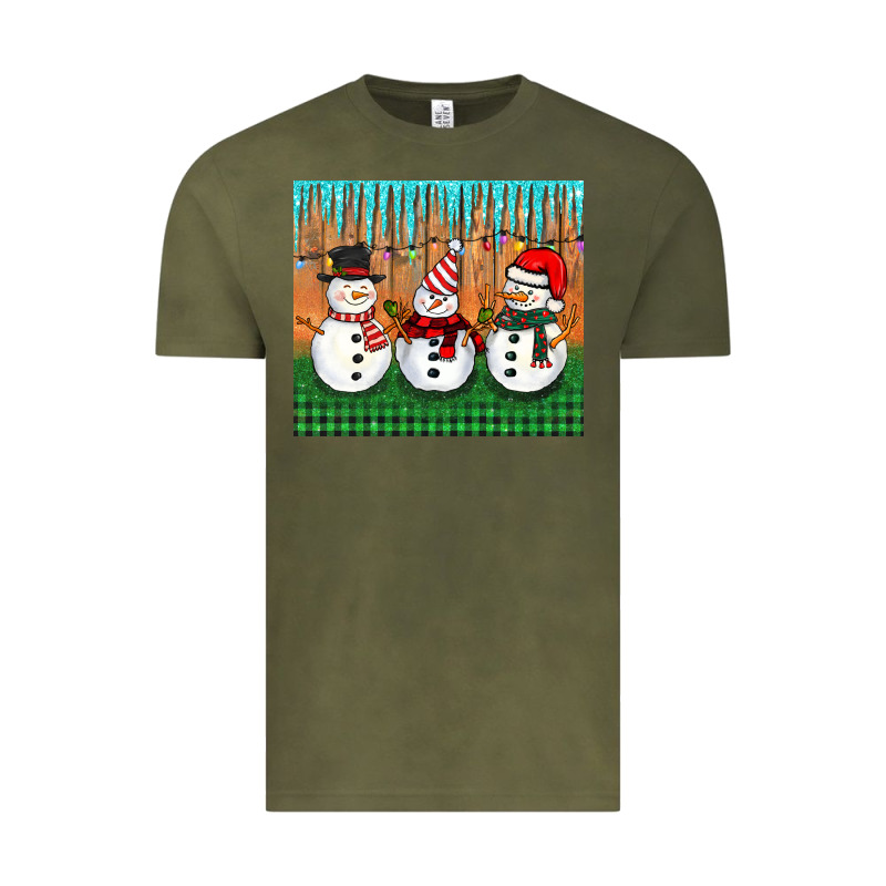 Christmas Snovman Vintage Tee by BarkalooDesign | Teevron