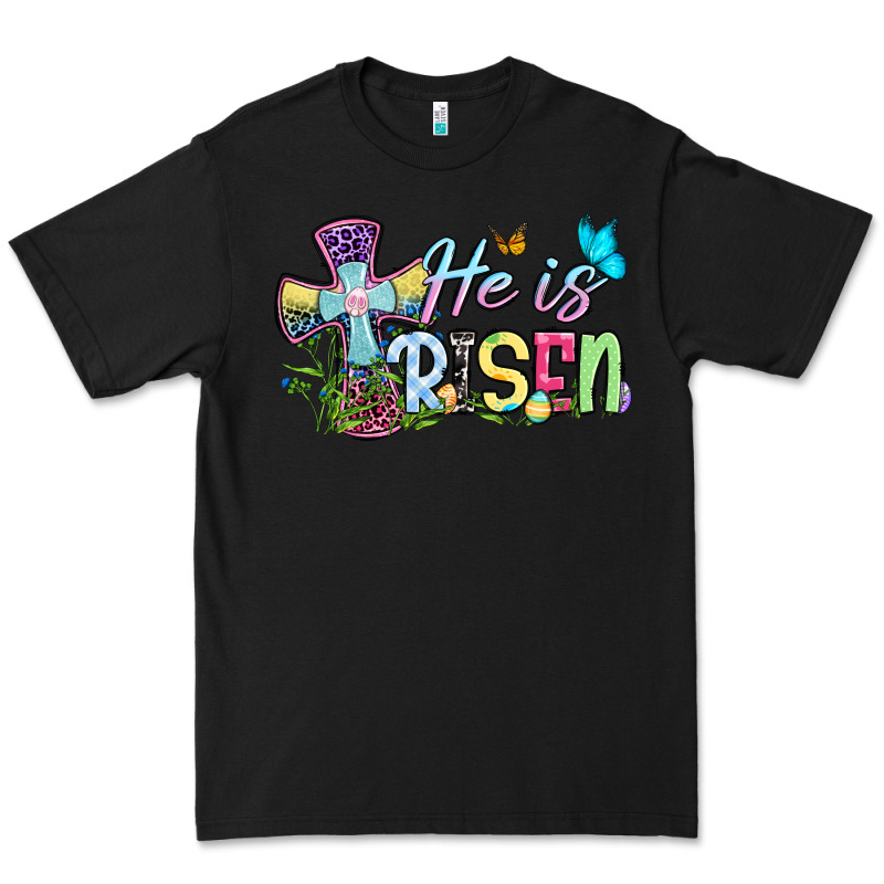 Easter Day He Is Risen Premium Tee by OliviaCreatesArt | Teevron