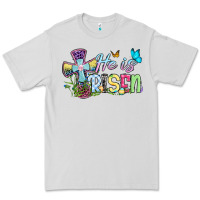 Dove Grey Easter Day He is risen Premium Tee - OliviaCreatesArt
