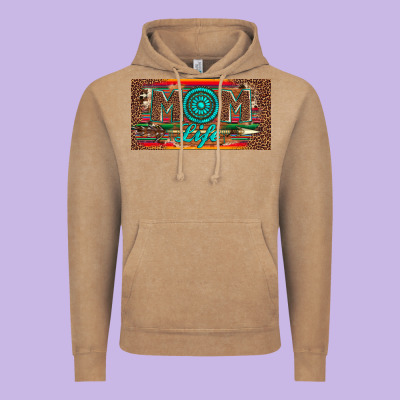 Mom Life License Plate Vintage Hoodie Designed By Artiststas