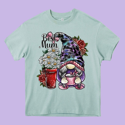 Best Mum Heavy Core Tee Designed By Sublimationcraftshop