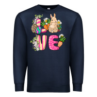 Navy Love Easter Premium Sweatshirt - NancyCooperArtShop