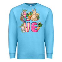 Ocean Blue Love Easter Premium Sweatshirt - NancyCooperArtShop