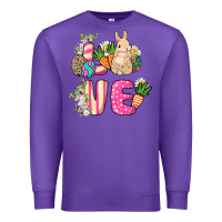 Purple Love Easter Premium Sweatshirt - NancyCooperArtShop