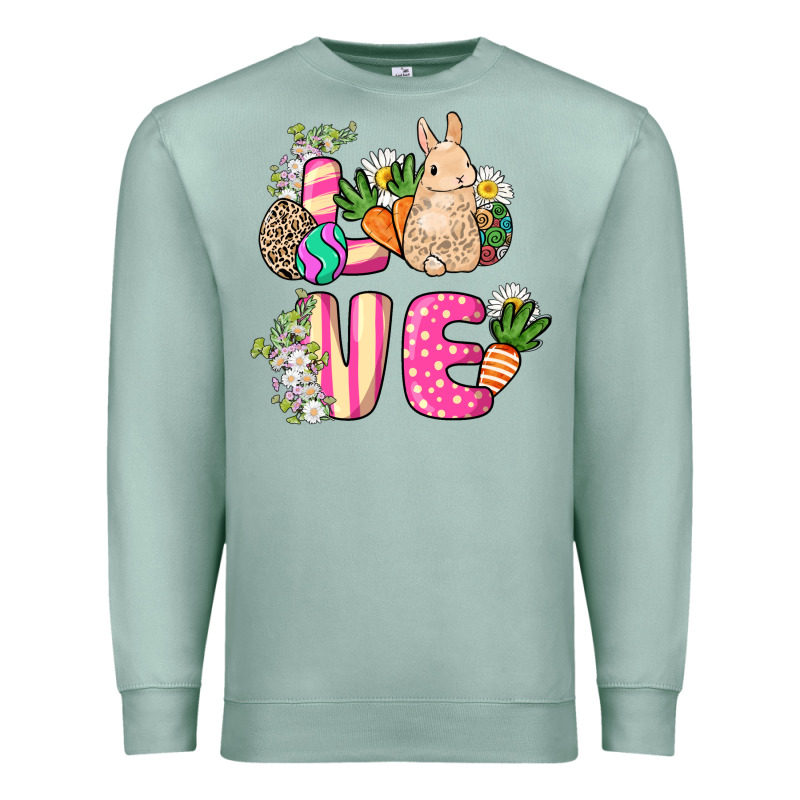 Love Easter Premium Sweatshirt by NancyCooperArtShop | Teevron