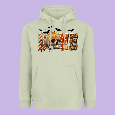 Halloween Love Heavyweight Hoodie Designed By Texasbilliewilder