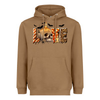 Toasted Coconut Halloween Love Heavyweight Hoodie - texasbilliewilder