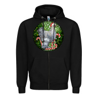 Black brahma chicken christmas Zipper Hoodie - LillyAllenDesigns