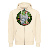 Sandshell brahma chicken christmas Zipper Hoodie - LillyAllenDesigns