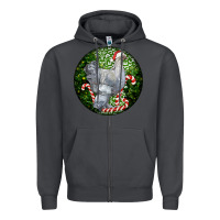 Smoke brahma chicken christmas Zipper Hoodie - LillyAllenDesigns
