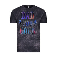Cloud Black Dad You Rock Vintage Tee - LillyAllenDesigns