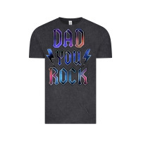 Vintage Black Dad You Rock Vintage Tee - LillyAllenDesigns