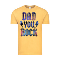 Vintage Mustard Dad You Rock Vintage Tee - LillyAllenDesigns