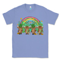 Colony Blue st patrick's day baby highland cow Classic Tee - MaliasSmallBusiness