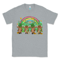 Heather Grey st patrick's day baby highland cow Classic Tee - MaliasSmallBusiness