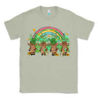 Matcha st patrick's day baby highland cow Classic Tee - MaliasSmallBusiness