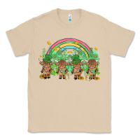 Mushroom st patrick's day baby highland cow Classic Tee - MaliasSmallBusiness