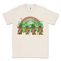Natural st patrick's day baby highland cow Classic Tee - MaliasSmallBusiness