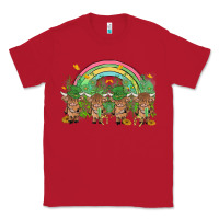 Red st patrick's day baby highland cow Classic Tee - MaliasSmallBusiness