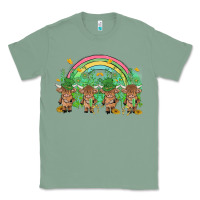 Sage st patrick's day baby highland cow Classic Tee - MaliasSmallBusiness