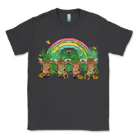 Smoke st patrick's day baby highland cow Classic Tee - MaliasSmallBusiness