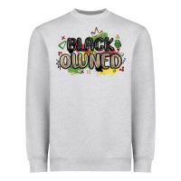 Heather Grey black owned Heavyweight Sweatshirt - MaliasSmallBusiness
