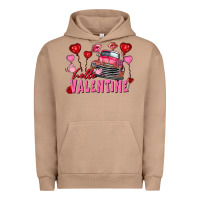 Pigment Burro Hello Valentine Valentine's Day truck Urban Hoodie - FaDigitalArtStudio