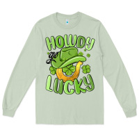 Matcha howdy go lucky st patrics day Long Sleeve Tee - MaliasSmallBusiness