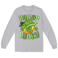 Moon Dust howdy go lucky st patrics day Long Sleeve Tee - MaliasSmallBusiness