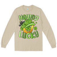 Mushroom howdy go lucky st patrics day Long Sleeve Tee - MaliasSmallBusiness