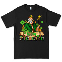 Black happy st patricks day with st patricks Premium Tee - AdoDesignShop