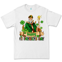 White happy st patricks day with st patricks Premium Tee - AdoDesignShop