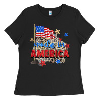 Black made in america Ladies Tee - Zillion Design Studio