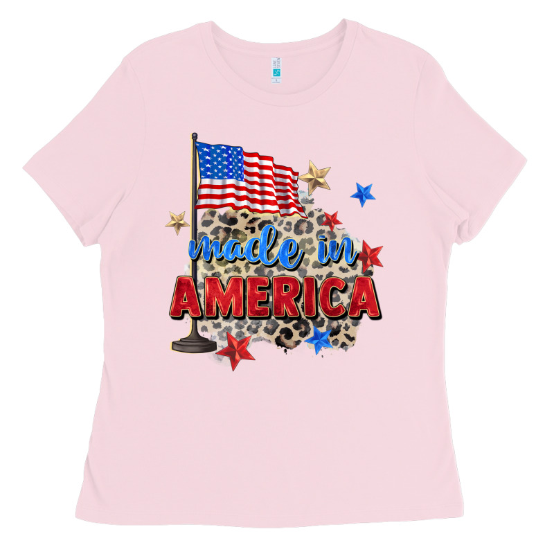Made In America Ladies Tee by Zillion Design Studio | Teevron
