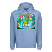 Colony Blue teacher mode off Premium Hoodie - TumblerDesignByShophia