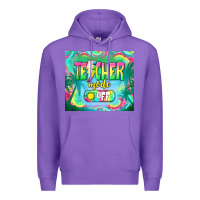 Purple teacher mode off Premium Hoodie - TumblerDesignByShophia
