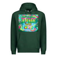 Sports Green teacher mode off Premium Hoodie - TumblerDesignByShophia