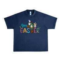 Navy cross rabbit gnomes happy easter Urban Heavy Tee - Jasminsmagicworld
