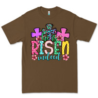 Cacao Easter Day He is risen indeed Premium Tee - OliviaCreatesArt