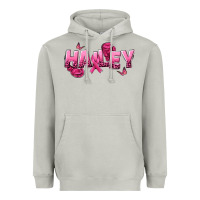 Moon Dust Personalized Pink Cancer Themed Name Heavyweight Hoodie - NancyCooperArtShop