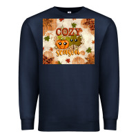 Navy Fall Cozy Season Premium Sweatshirt - texasbilliewilder
