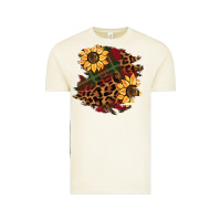 Christmas Leopard Sunflower Vintage Tee | Teevron
