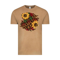 Vintage Camel Christmas leopard sunflower Vintage Tee - BarkalooDesign