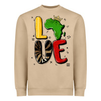 Mushroom africa love Heavyweight Sweatshirt - MaliasSmallBusiness